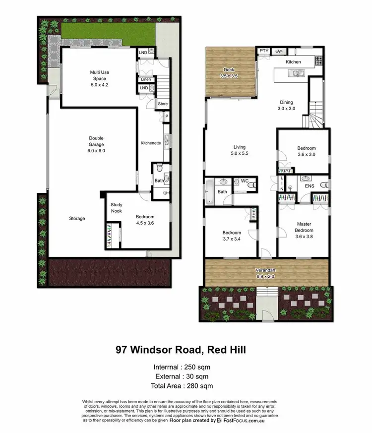 Floorplan of Homely house listing, 97 Windsor Road, Red Hill QLD 4059