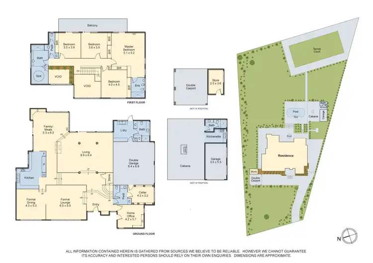 Floorplan of Homely house listing, 8 Sarah Crescent, Templestowe VIC 3106