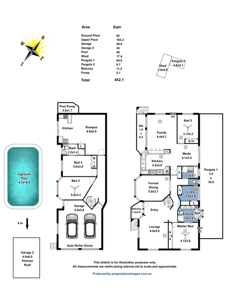 Floorplan of Homely house listing, 16 Bent Court, Wynn Vale SA 5127