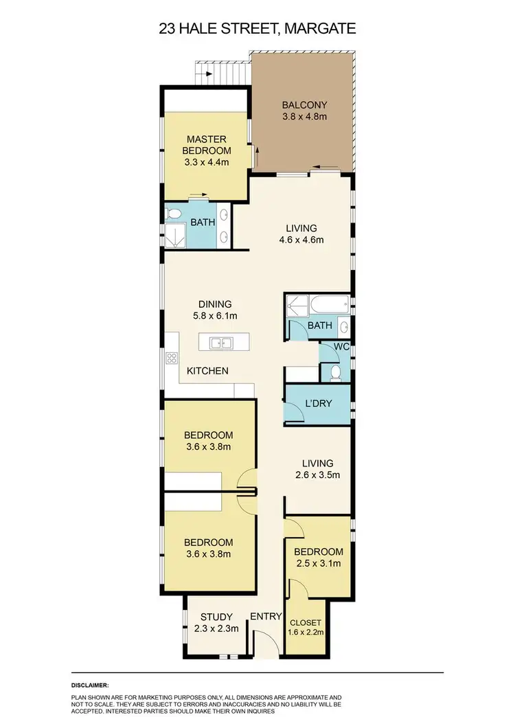 Floorplan of Homely house listing, 23 Hale Street, Margate QLD 4019