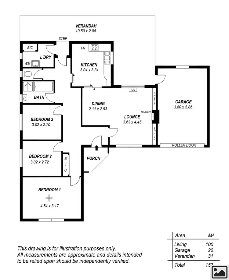 Floorplan of Homely house listing, 25 Riverway, Fulham Gardens SA 5024