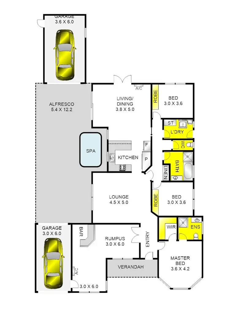 Floorplan of Homely house listing, 4 Melissa Drive, Lara VIC 3212