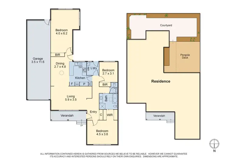Floorplan of Homely unit listing, 2/83 Andersons Creek Road, Doncaster East VIC 3109