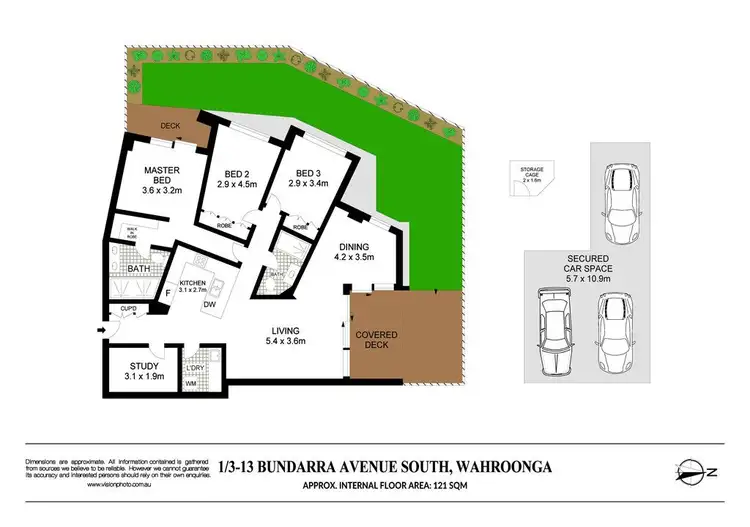 Floorplan of Homely unit listing, 1/3-13 Bundarra Avenue South, Wahroonga NSW 2076