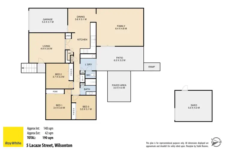 Floorplan of Homely house listing, 5 Lacaze Street, Wilsonton QLD 4350