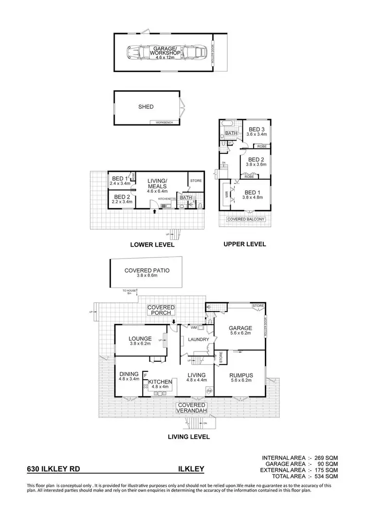 Floorplan of Homely house listing, 630 Ilkley Road, Ilkley QLD 4554