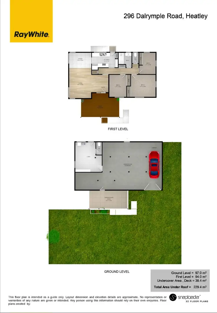 Floorplan of Homely house listing, 296 Dalrymple Road, Heatley QLD 4814