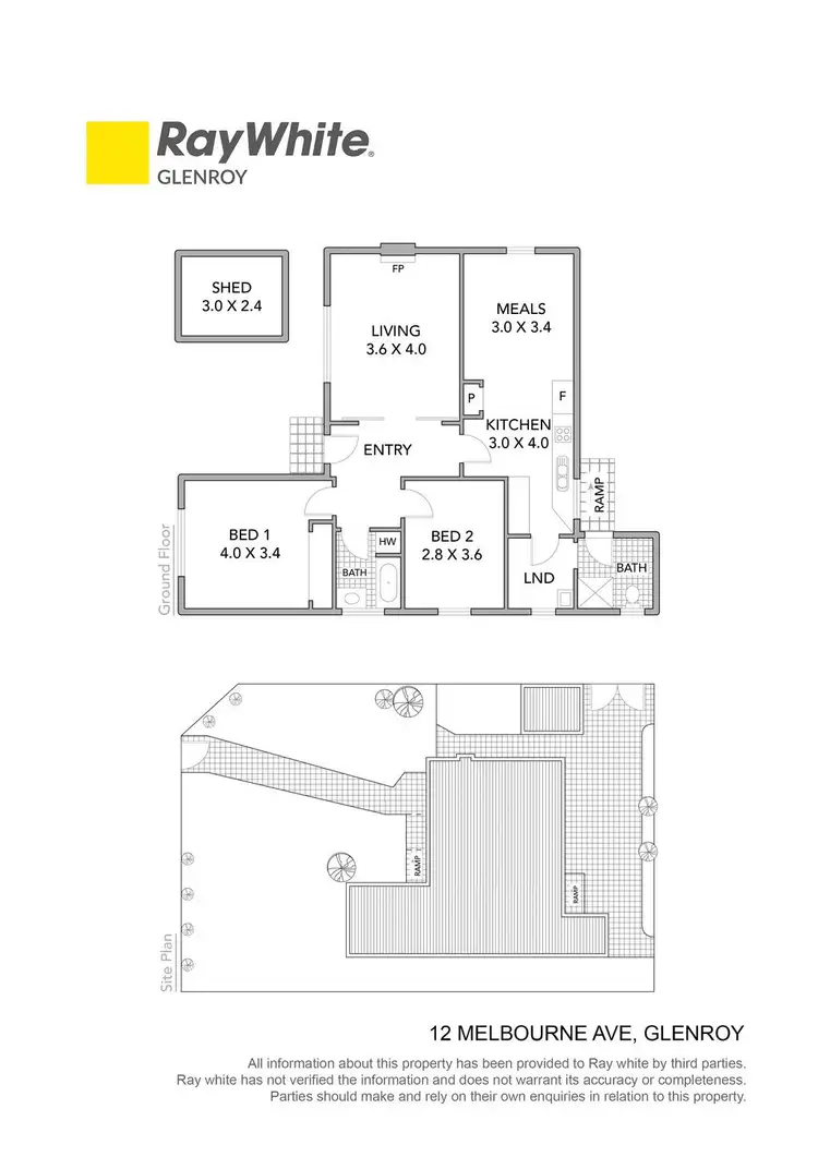 Floorplan of Homely house listing, 12 Melbourne Avenue, Glenroy VIC 3046