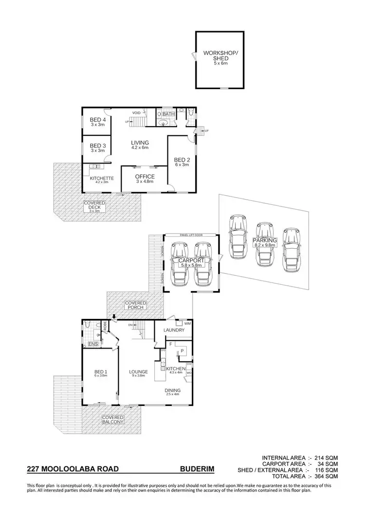 Floorplan of Homely house listing, 227 Mooloolaba Road, Buderim QLD 4556