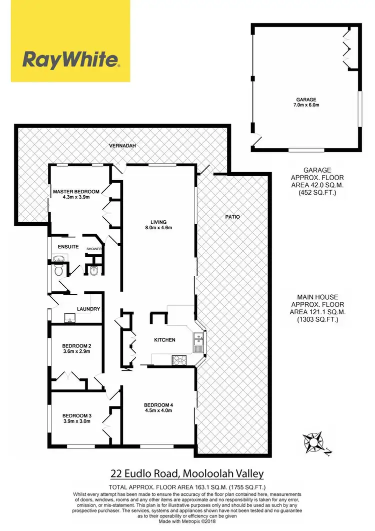 Floorplan of Homely house listing, 22 Eudlo Road, Mooloolah Valley QLD 4553