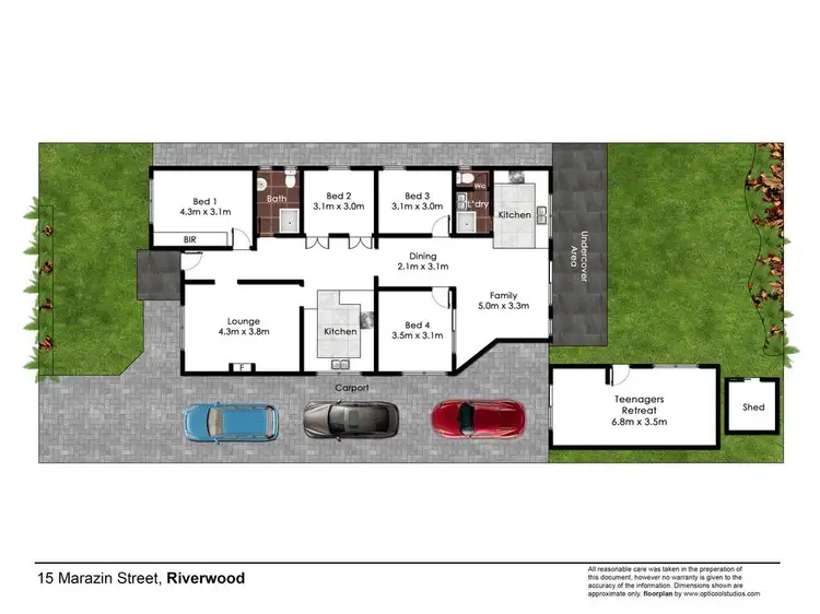 Floorplan of Homely house listing, 15 Mazarin Street, Riverwood NSW 2210