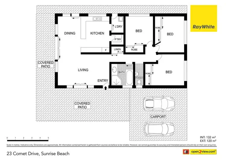 Floorplan of Homely house listing, 23 Comet Drive, Sunrise Beach QLD 4567