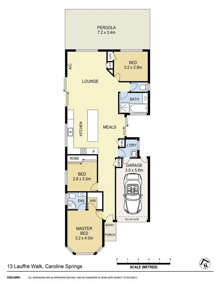 Floorplan of Homely house listing, 13 Lauffre Walk, Caroline Springs VIC 3023
