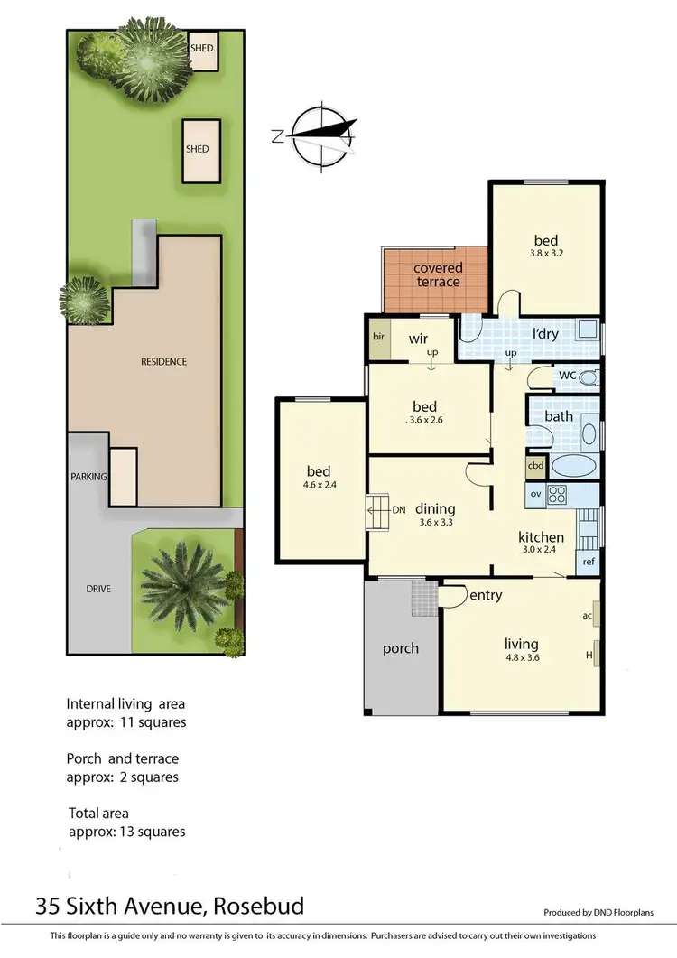 Floorplan of Homely house listing, 35 Sixth Avenue, Rosebud VIC 3939