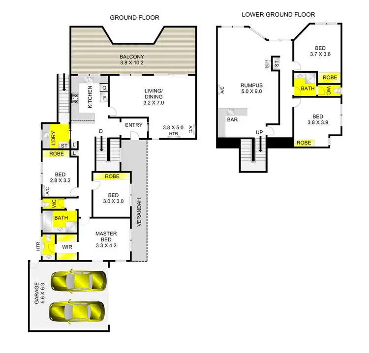 Floorplan of Homely house listing, 2 Mont D'or Parade, Highton VIC 3216