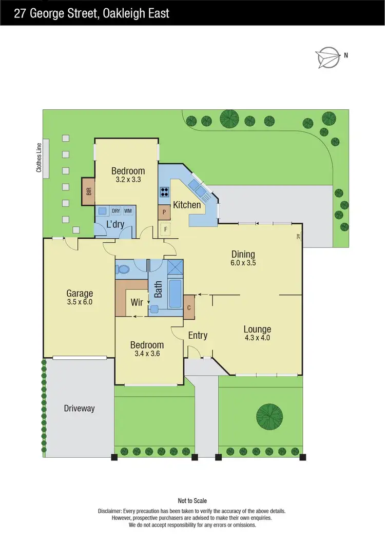 Floorplan of Homely unit listing, 27 George Street, Oakleigh VIC 3166