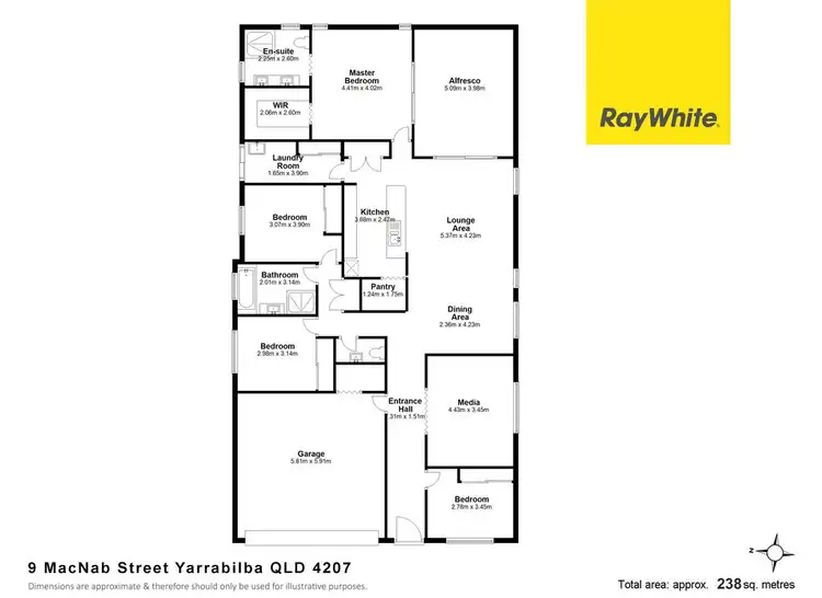 Floorplan of Homely house listing, 9 Macnab Street, Yarrabilba QLD 4207