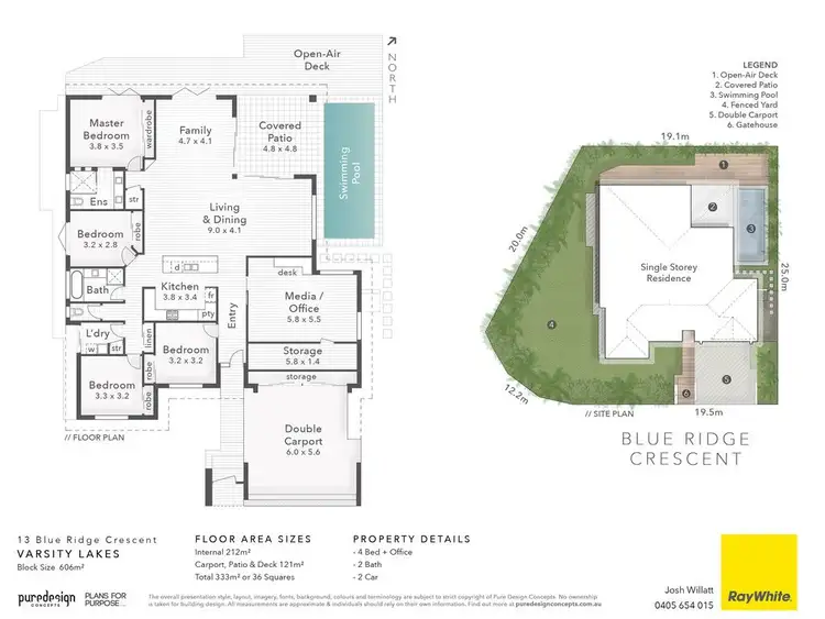 Floorplan of Homely house listing, 13 Blue Ridge Crescent, Varsity Lakes QLD 4227
