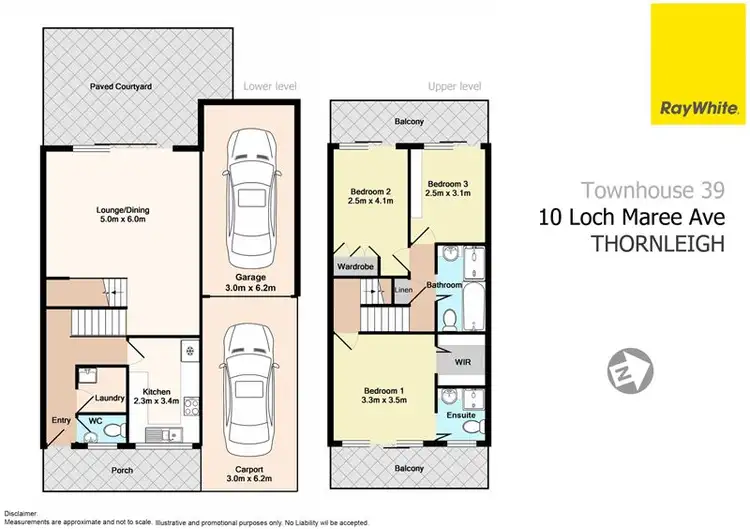 Floorplan of Homely townhouse listing, 39/10-14 Loch Maree Avenue, Thornleigh NSW 2120