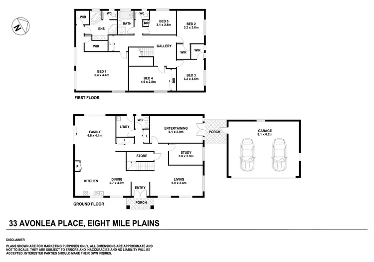 Floorplan of Homely house listing, 33 Avonlea Place, Eight Mile Plains QLD 4113