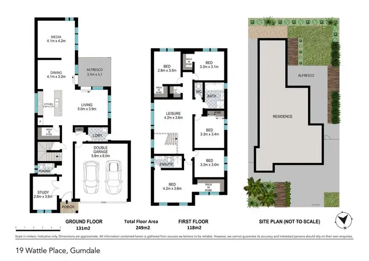 Floorplan of Homely house listing, 19 Wattle Place, Gumdale QLD 4154