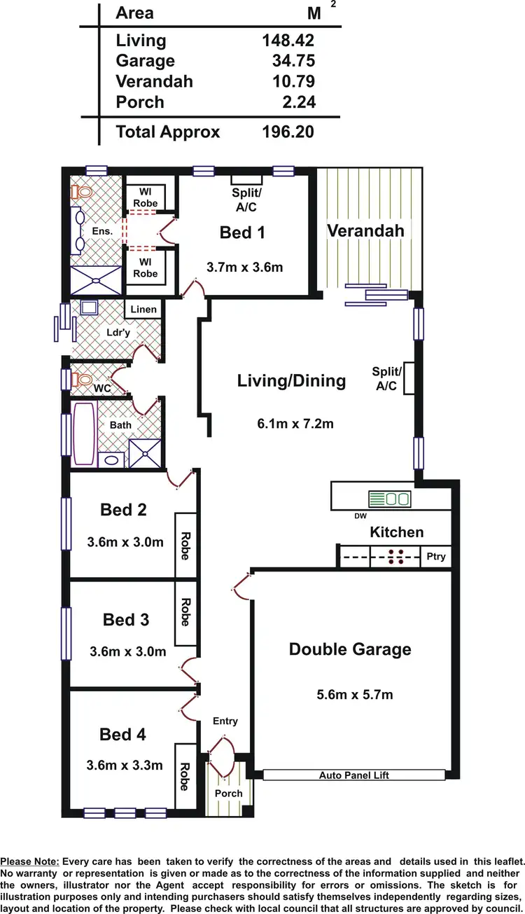 Floorplan of Homely house listing, 25 Central Boulevard, Munno Para West SA 5115