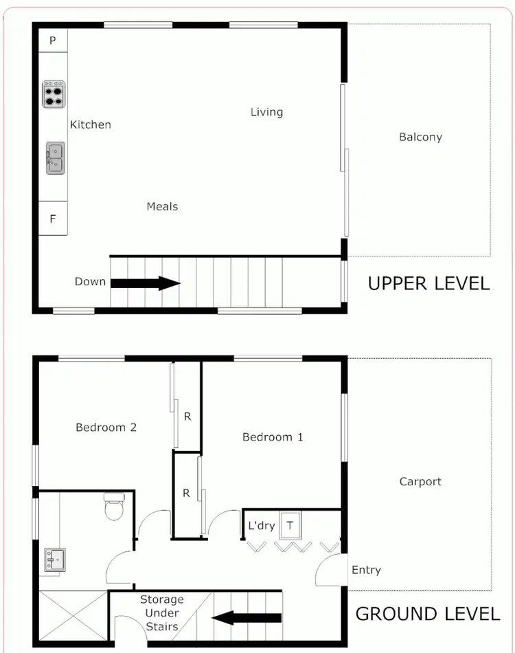 Floorplan of Homely apartment listing, 28/614-618 Casuarina Way, Casuarina NSW 2487