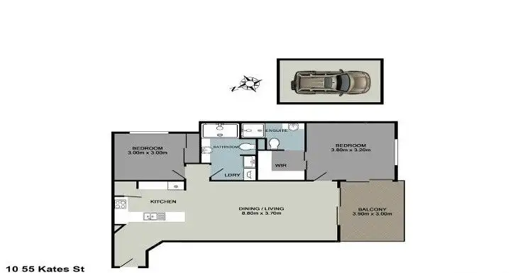 Floorplan of Homely unit listing, 10/55 Kates Street, Morningside QLD 4170
