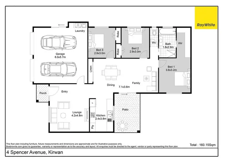 Floorplan of Homely house listing, 4 Spencer Avenue, Kirwan QLD 4817