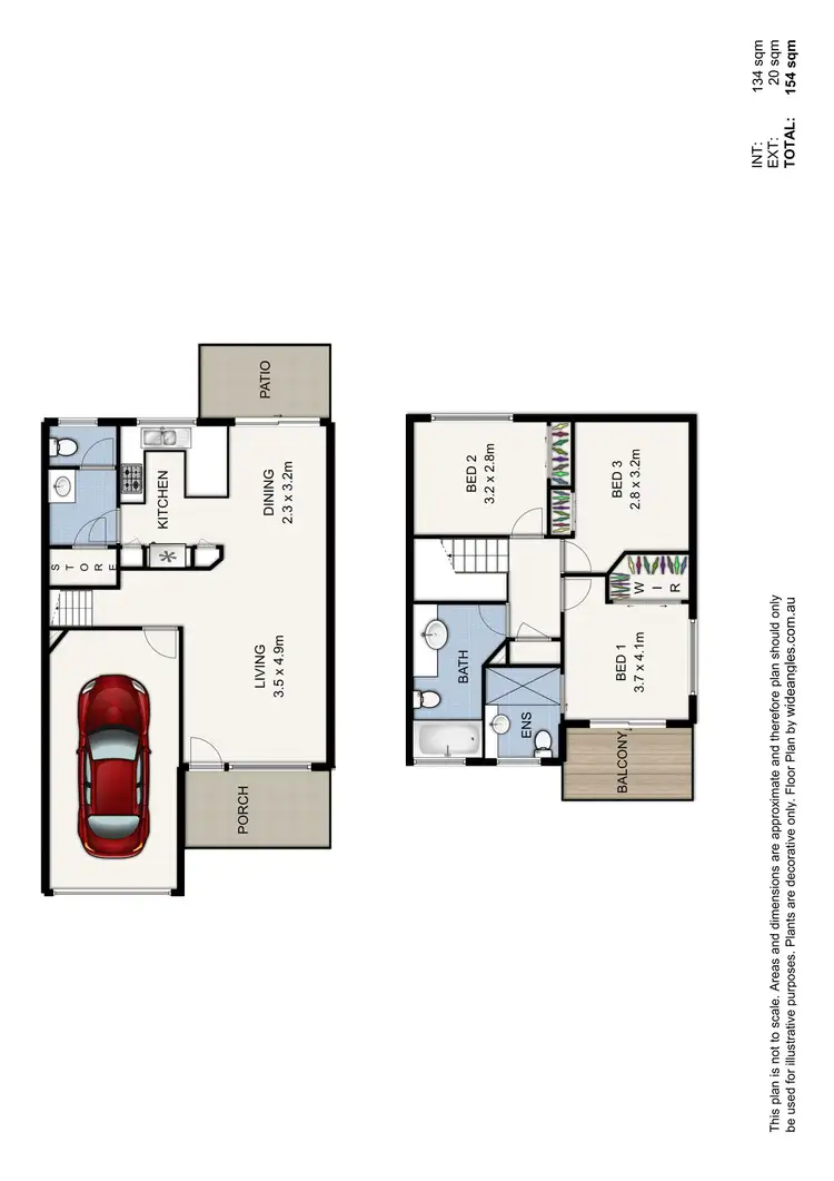 Floorplan of Homely townhouse listing, 62/25 Buckingham Place, Eight Mile Plains QLD 4113