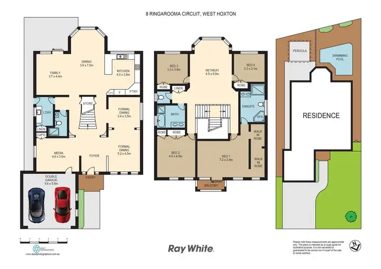 Floorplan of Homely house listing, 8 Ringarooma Circuit, West Hoxton NSW 2171