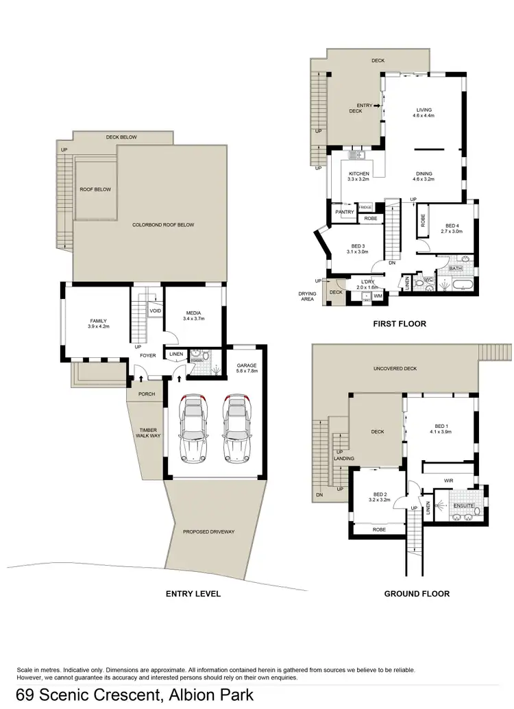 Floorplan of Homely house listing, 69 Scenic Crescent, Albion Park NSW 2527