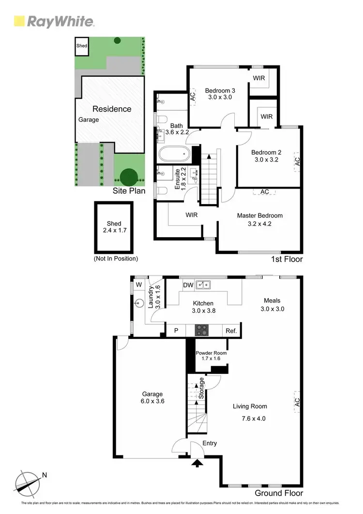Floorplan of Homely townhouse listing, 2/102 Waverley Road, Chadstone VIC 3148