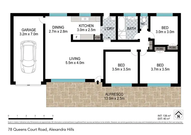 Floorplan of Homely house listing, 78 Queens Court Road, Alexandra Hills QLD 4161