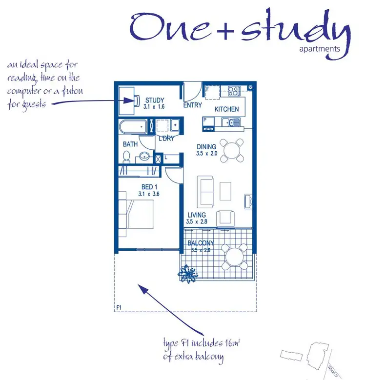 Floorplan of Homely apartment listing, 93/170 LEICHHARDT Street, Spring Hill QLD 4000