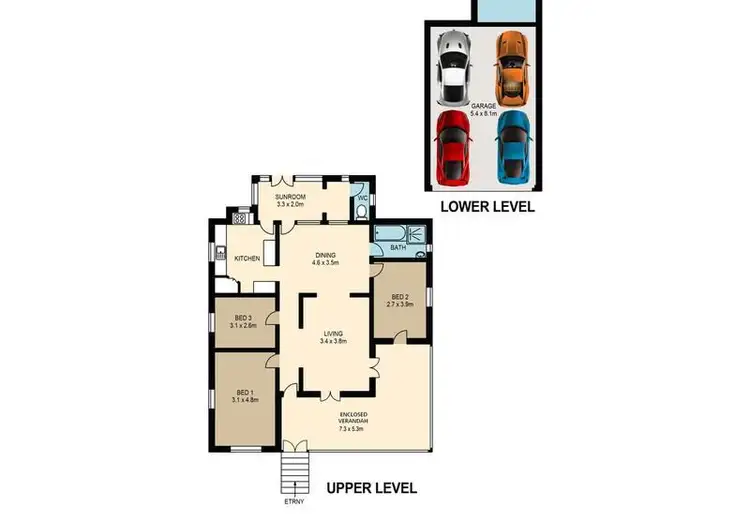 Floorplan of Homely house listing, 4 Scott Street, Red Hill QLD 4059