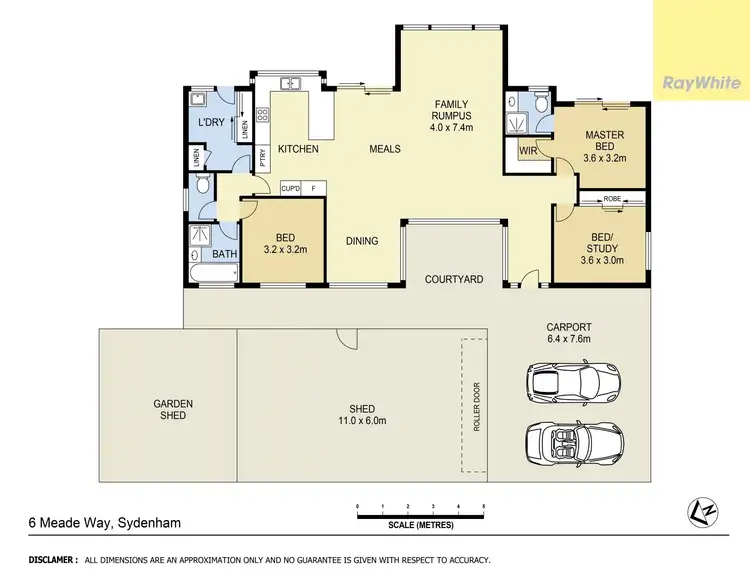 Floorplan of Homely house listing, 6 Meade Way, Sydenham VIC 3037