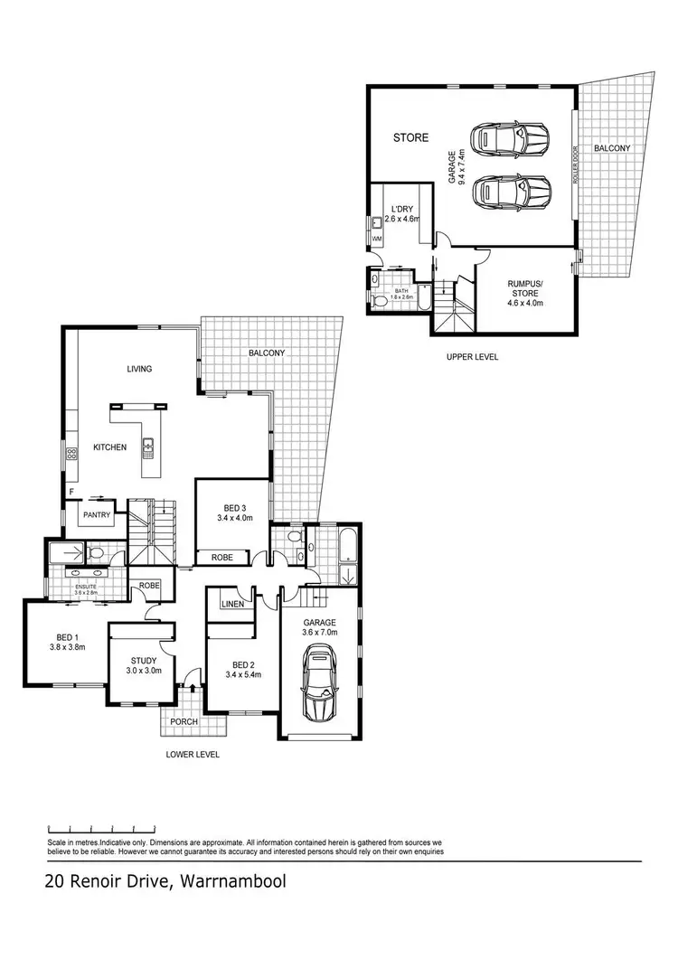 Floorplan of Homely house listing, 20 Renoir Drive, Warrnambool VIC 3280