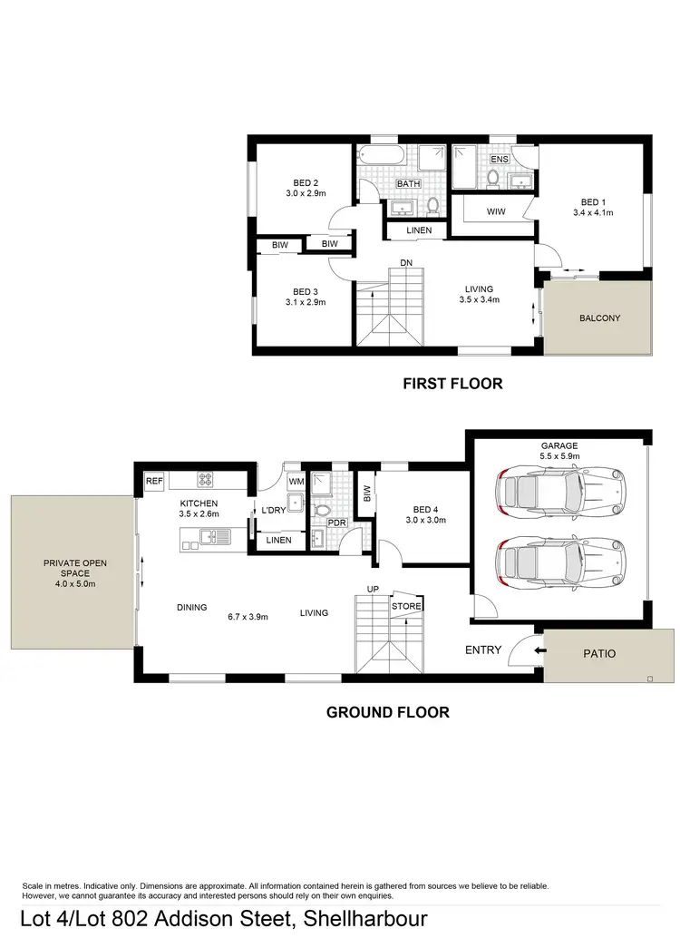 Floorplan of Homely other listing, Lot 4/Lot 802 Addison Street, Shellharbour NSW 2529