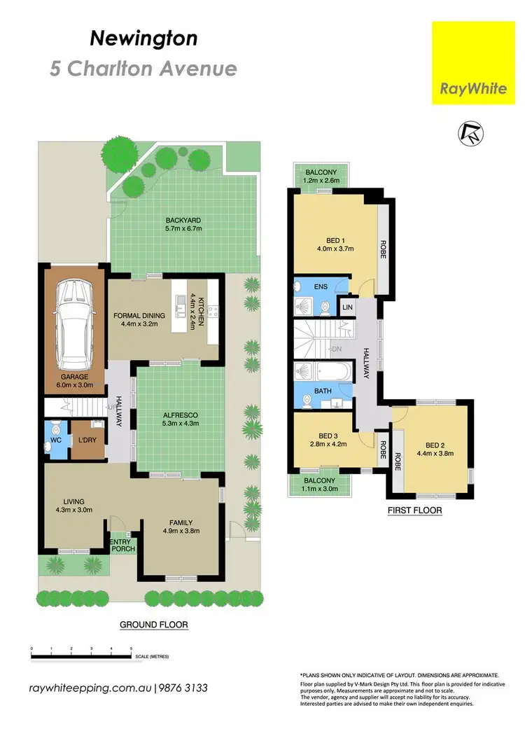 Floorplan of Homely house listing, 5 Charlton Avenue, Newington NSW 2127