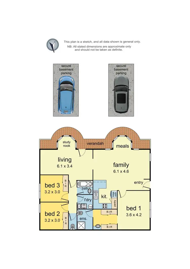 Floorplan of Homely apartment listing, 42/13-15 Hewish Road, Croydon VIC 3136