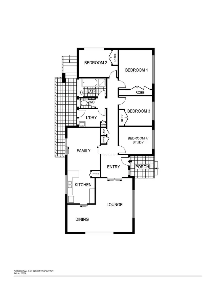 Floorplan of Homely house listing, 5 MacDonald Place, Spence ACT 2615