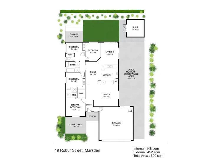 Floorplan of Homely house listing, 19 Robur Street, Marsden QLD 4132