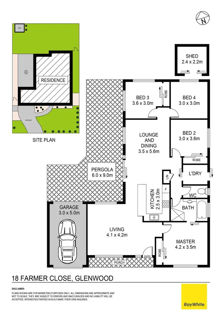 Floorplan of Homely house listing, 18 Farmer Close, Glenwood NSW 2768