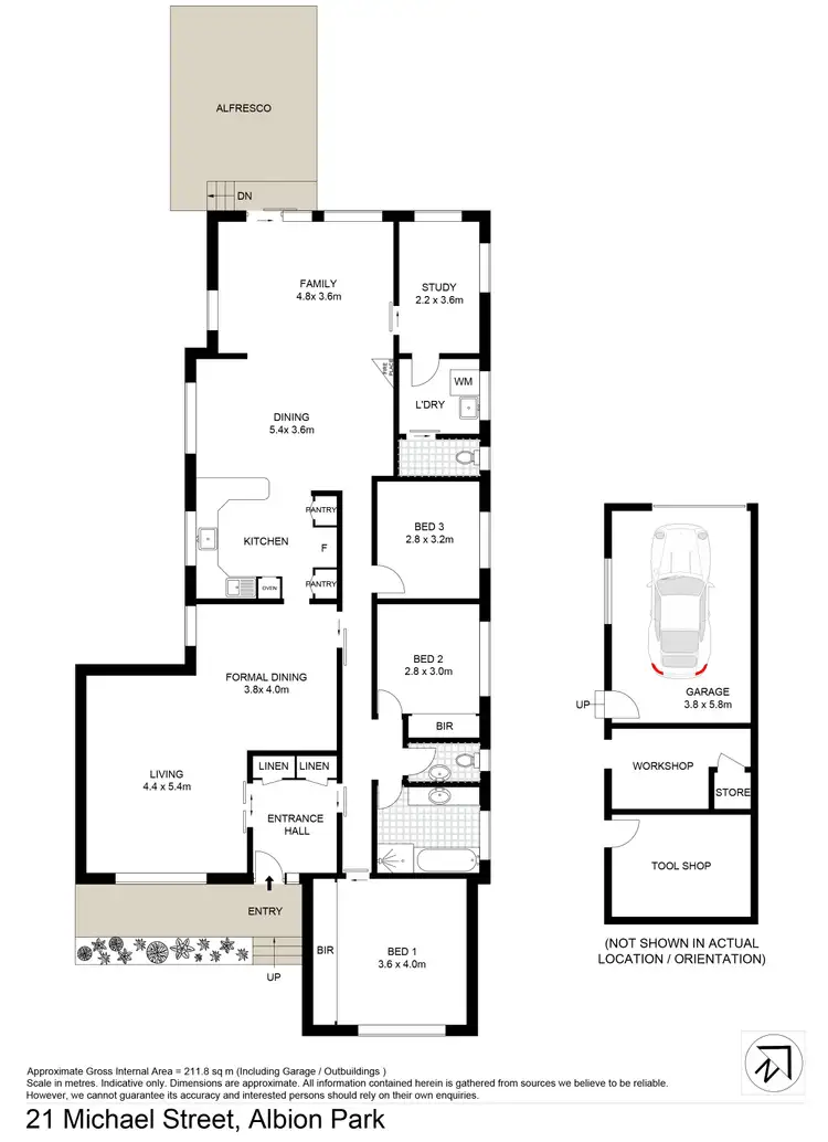 Floorplan of Homely house listing, 21 Michael Street, Albion Park NSW 2527