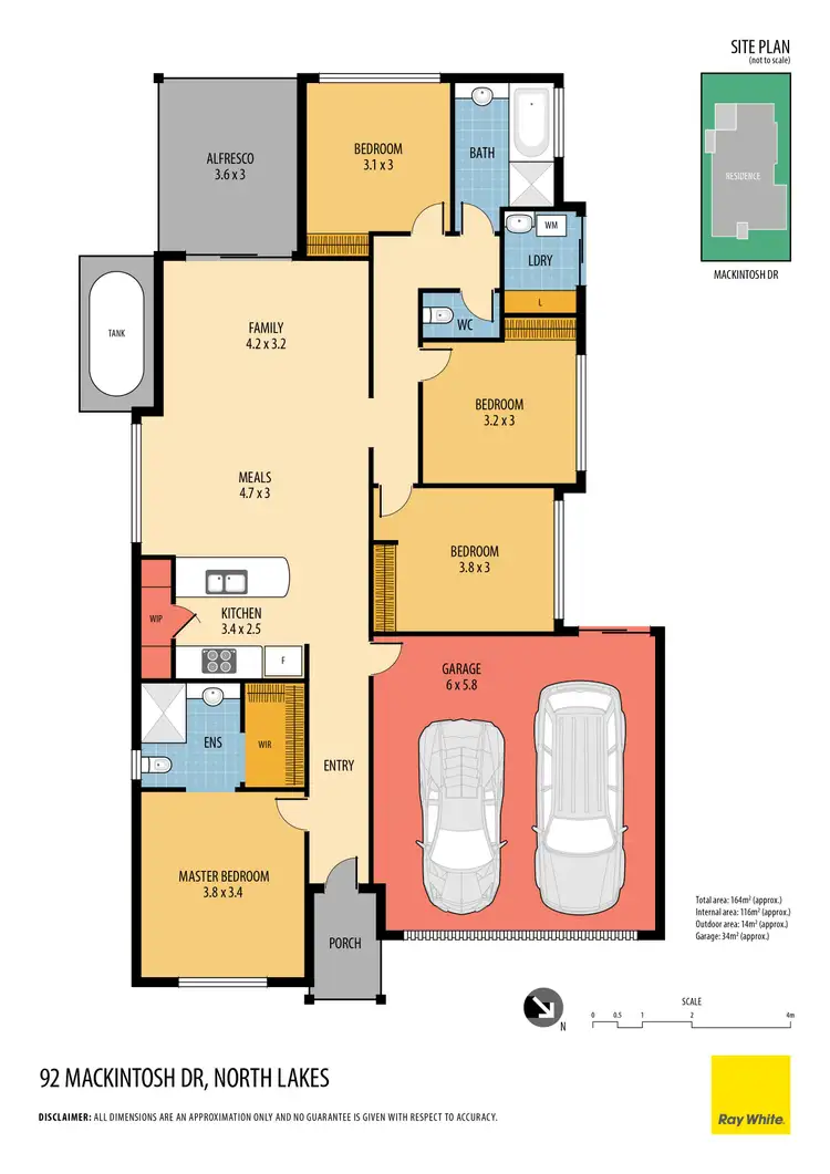 Floorplan of Homely house listing, 92 Mackintosh Drive, North Lakes QLD 4509