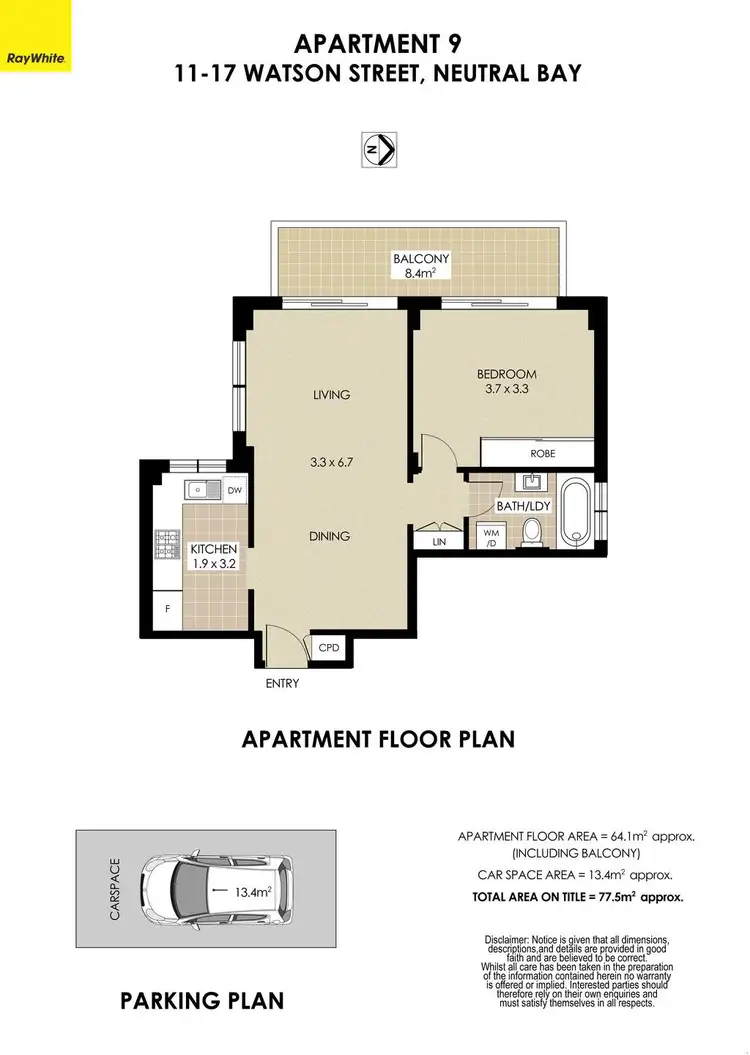 Floorplan of Homely apartment listing, 9/11-17 Watson Street, Neutral Bay NSW 2089