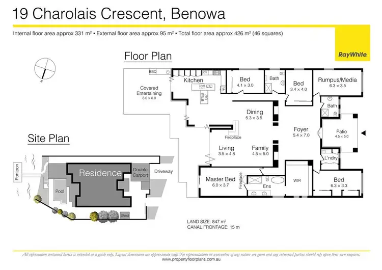 Floorplan of Homely house listing, 19 Charolais Crescent, Benowa Waters QLD 4217