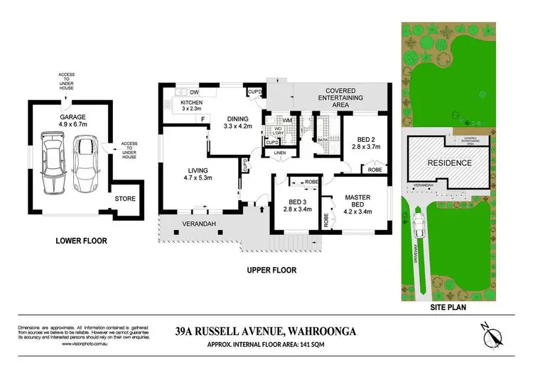 Floorplan of Homely house listing, 39a Russell Avenue, Wahroonga NSW 2076
