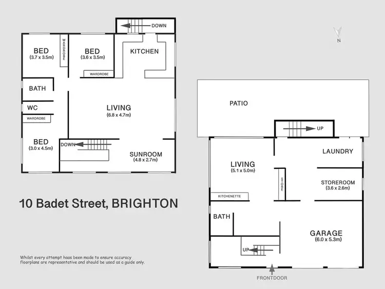 Floorplan of Homely house listing, 10 Badet Street, Brighton QLD 4017